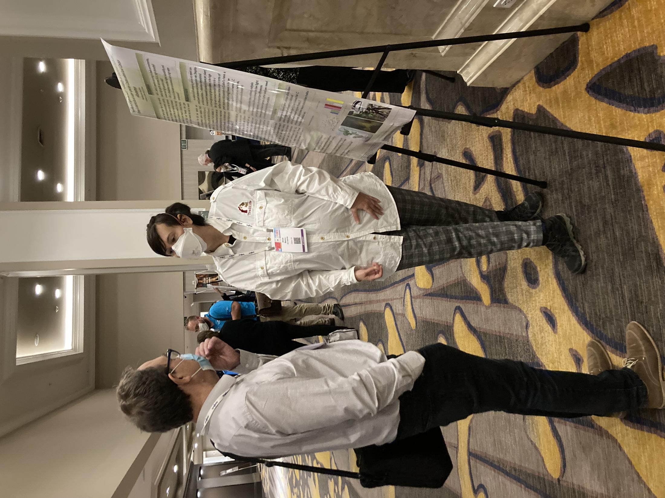 Anca Barcu responded to questions from conference attendees